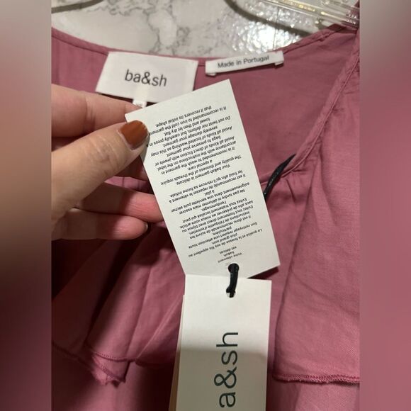 ba&sh Twiggy Cotton Ruffled Top - Picture 6 of 14